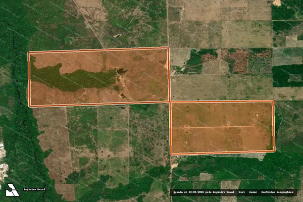 Imagem de satélite de FAZENDA ESTRELA DO NORTE em GARRAFÃO DO NORTE - PA