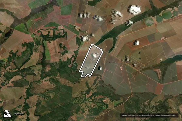 Imagem de satélite de AGROPECUARIA ANTONELLO em DOM AQUINO - MT