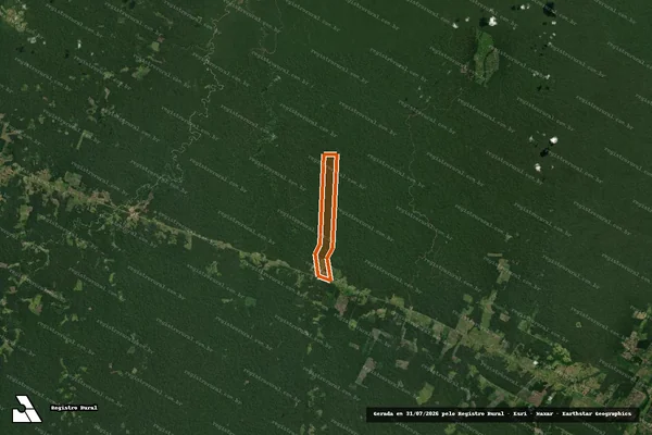 Imagem de satélite de LOTE 02 - FAZENDA BRASIL em FEIJÓ - AC