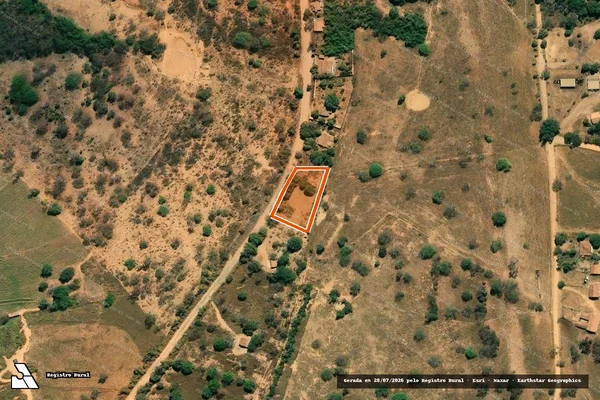 Imagem de satélite de SITIO SANTA RITA em INIMUTABA - MG