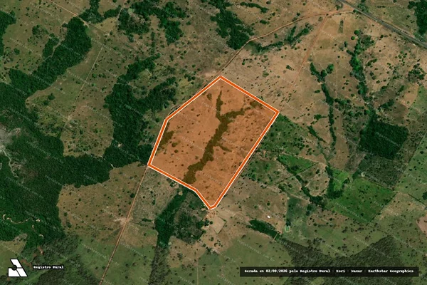 Imagem de satélite de CHACARA SANTA LUZIA em ARAGUANÃ - TO