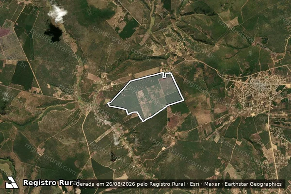Imagem de satélite de FAZENDA MUNDO NOVO D em NINHEIRA - MG