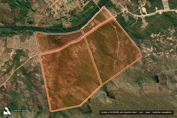 Imagem de satélite de FAZENDA TABOLEIRO COMPRIDO em SAMBAÍBA - MA