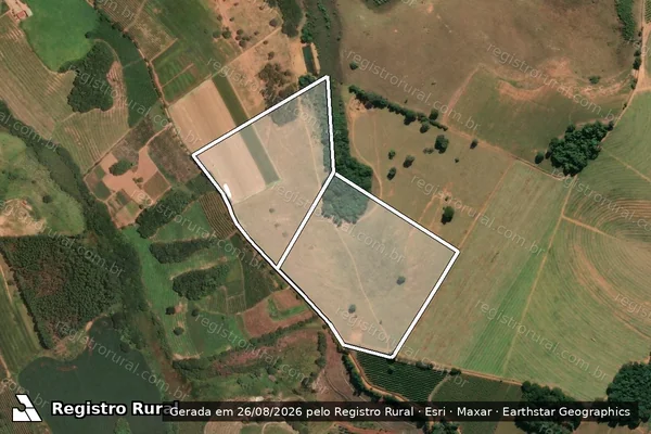 Imagem de satélite de SITIO CAMPO DO JACINTO em São Gonçalo do Sapucaí - MG