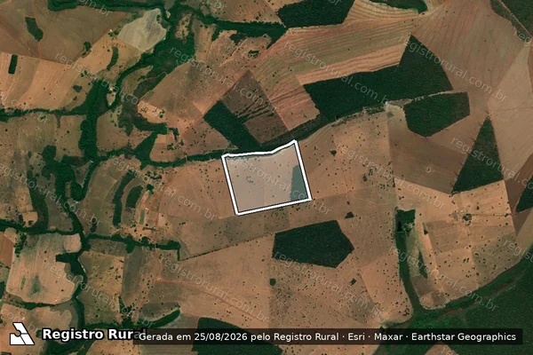 Imagem de satélite de FAZ CAMPO BELO L.VEADO em APARECIDA DO RIO DOCE - GO