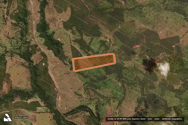Imagem de satélite de FAZENDA SÃO JOÃO em RIBEIRÃOZINHO - MT