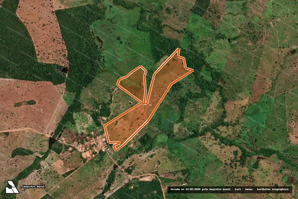 Imagem de satélite de FAZENDA ANGICO em FORMOSA DA SERRA NEGRA - MA