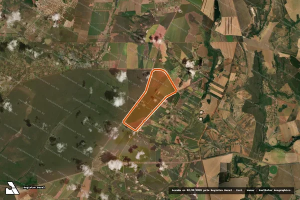 Imagem de satélite de Fazenda Sitio Novo - Gleba 06 em BRASÍLIA - DF