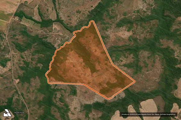 Imagem de satélite de Fazenda Boa Sorte em BARRA DO OURO - TO