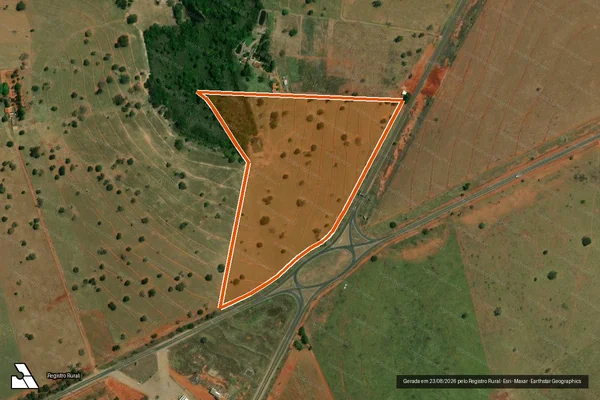 Imagem de satélite de ESTANCIA NOSSA SENHORA APARECIDA em INOCÊNCIA - MS