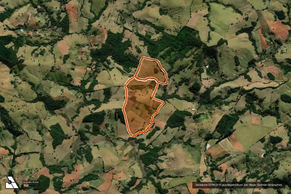 Imagem de satélite de SITIO SAO SEBASTIAO em BUENO BRANDÃO - MG