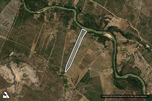 Imagem de satélite de FAZENDA JOAO PERES - BREJO em ARRAIAS - TO