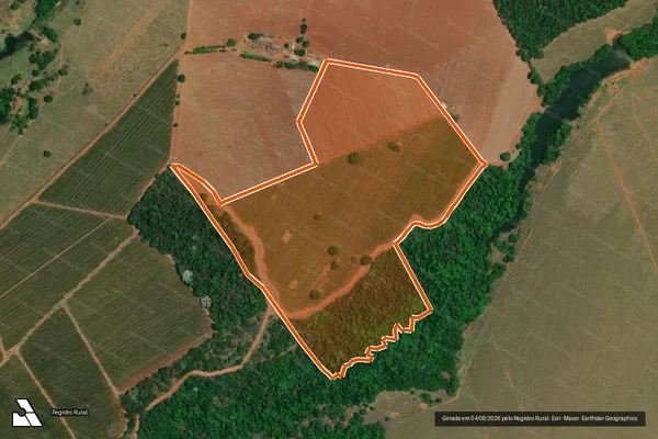 Imagem de satélite de FAZENDA SAO LOURECO em ALFENAS - MG