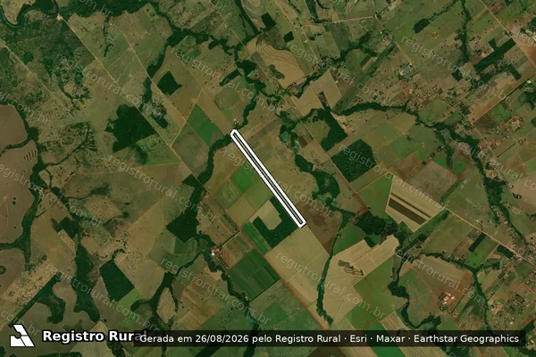Imagem de satélite de SITIO ESTRELA VERDE em TANGARÁ DA SERRA - MT