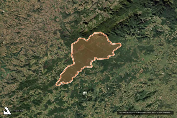 Imagem de satélite de TERRA DOS FRANCESES em SANTA MARIA MADALENA - RJ
