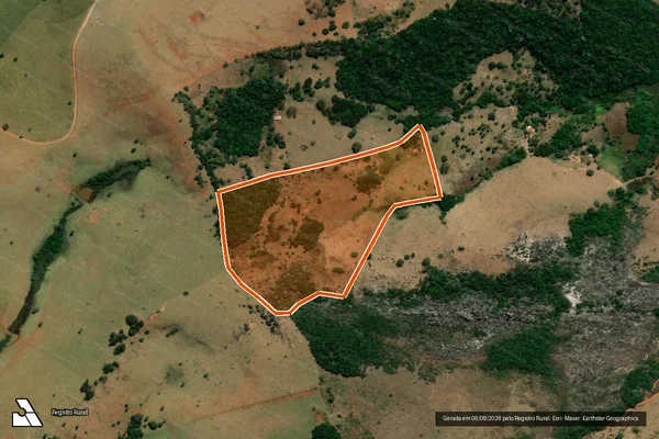 Imagem de satélite de REGIAO TIJUCAL/CORREGO CONTENDAS em CONCEIÇÃO DO MATO DENTRO - MG