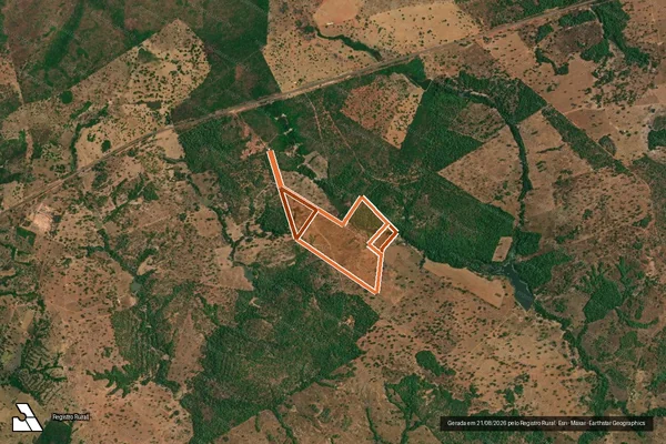 Imagem de satélite de FAZENDA FURADO em SANTA TEREZINHA DE GOIÁS - GO