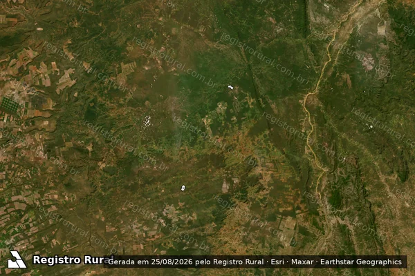 Imagem de satélite de FAZENDA CATALANO em WANDERLEY - BA