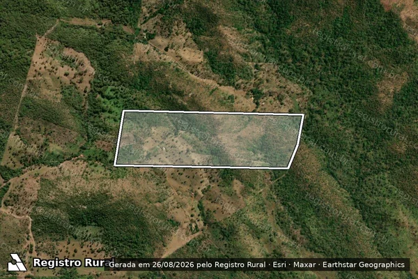Imagem de satélite de CHÁCARA ESPERANÇA em MONTE DO CARMO - TO