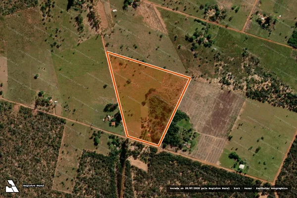 Imagem de satélite de P.A. Alambari CUT - Lote 213 em SIDROLÂNDIA - MS
