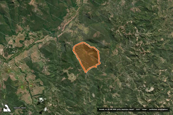 Imagem de satélite de FAZENDA ANGICAL em JEQUITINHONHA - MG