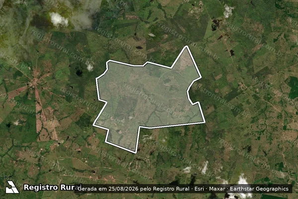 Imagem de satélite de FAZENDA SANTA FE em ZÉ DOCA - MA