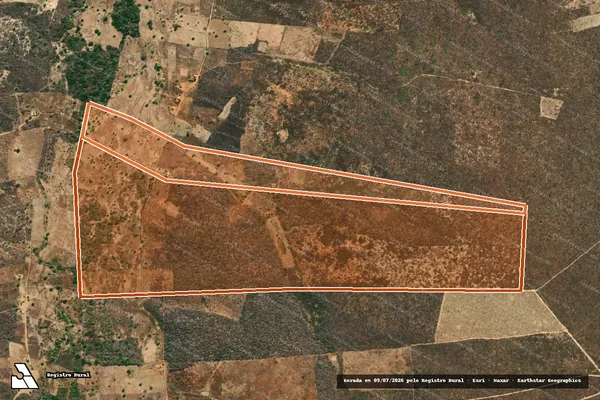 Imagem de satélite de IMOVEL RURAL SAO LUIZ em AVELINO LOPES - PI