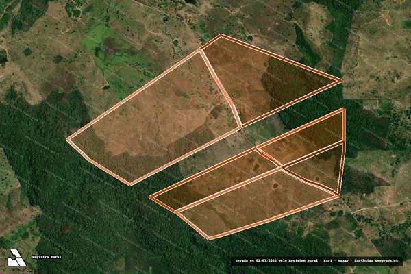 Imagem de satélite de FAZENDA SANTA RITA em TUNTUM - MA