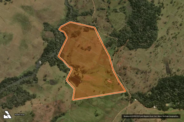 Imagem de satélite de FAZENDA COIVARINHA 16611 em PAINEL - SC