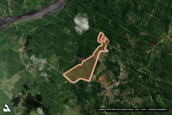 Imagem de satélite de FAZENDA SÃO JOÃO I-PARTE I em ITACARÉ - BA