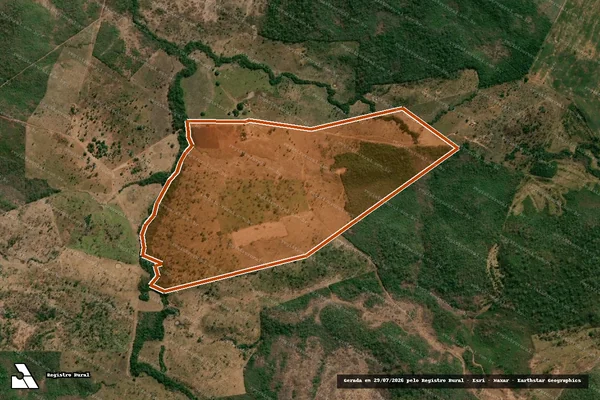 Imagem de satélite de FAZENDA DEUS ME DEU em SÃO JOÃO DO PARAÍSO - MA