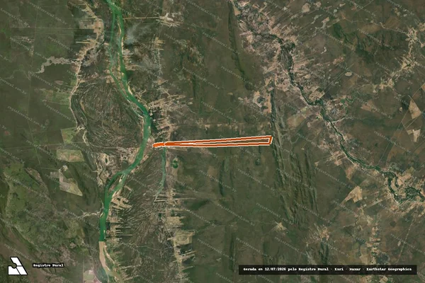 Imagem de satélite de FAZENDA SANTA CLARA em IBOTIRAMA - BA