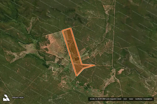 Imagem de satélite de FAZENDA CRUZ DOS ARAUJOS em Cônego Marinho - MG