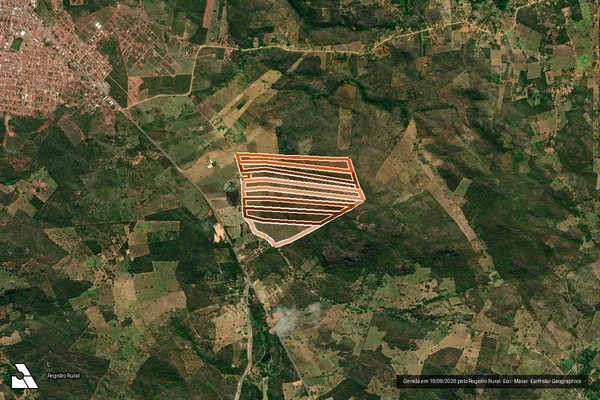 Imagem de satélite de FAZENDA LAGOA NOVA DO STIO ENGENHO em RIACHO DE SANTANA - BA