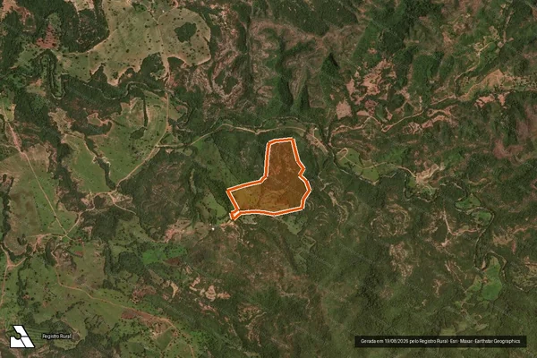 Imagem de satélite de FAZENDA RIBEIRAO GRANDE em MINEIROS - GO