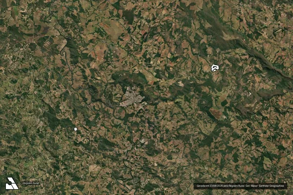 Imagem de satélite de Fazenda Santa Cruz em LEANDRO FERREIRA - MG