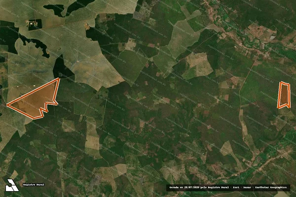 Imagem de satélite de FAZENDA BOA VISTA em FORTUNA - MA