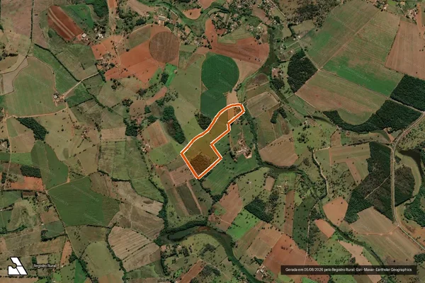 Imagem de satélite de FAZENDA INHUMAS em ARCOS - MG