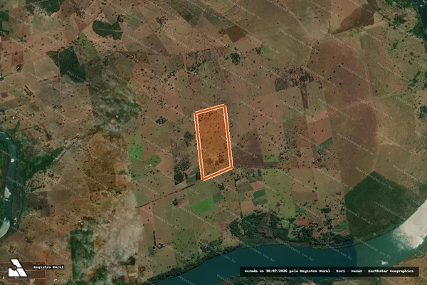 Imagem de satélite de LOTE 20 - PA SÃO JERONIMO em CAÇU - GO