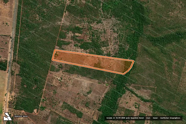 Imagem de satélite de LOTE 35 em CRIXÁS DO TOCANTINS - TO