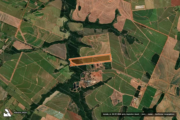 Imagem de satélite de SITIO MORO em CIDADE GAÚCHA - PR
