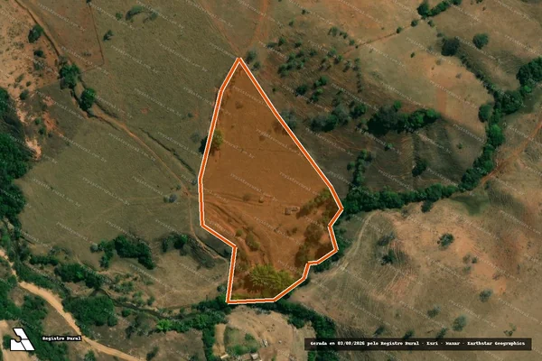 Imagem de satélite de SITIO SANTA LUZIA em OLIVEIRA - MG