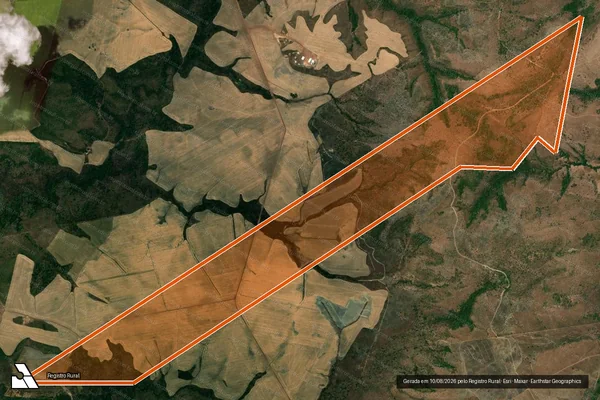 Imagem de satélite de FAZENDA AGRO GEADA em NOVO ACORDO - TO