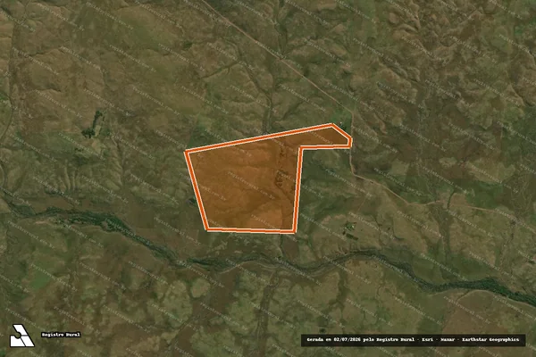 Imagem de satélite de FAZENDA DO TIGRE IV em QUARAÍ - RS