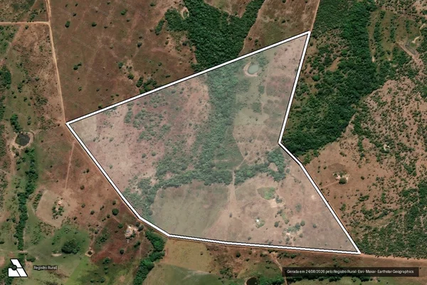 Imagem de satélite de LT. 12 em BONÓPOLIS - GO