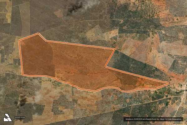 Imagem de satélite de FAZENDA TIRIRICA em CAMPO FORMOSO - BA