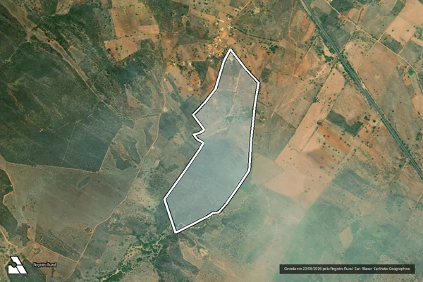 Imagem de satélite de FAZENDA CACHOEIRA em JEREMOABO - BA