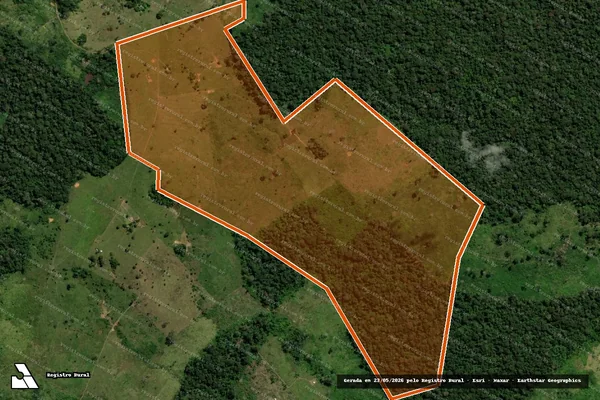 Imagem de satélite de COLOCACAO PAUSADA em XAPURI - AC