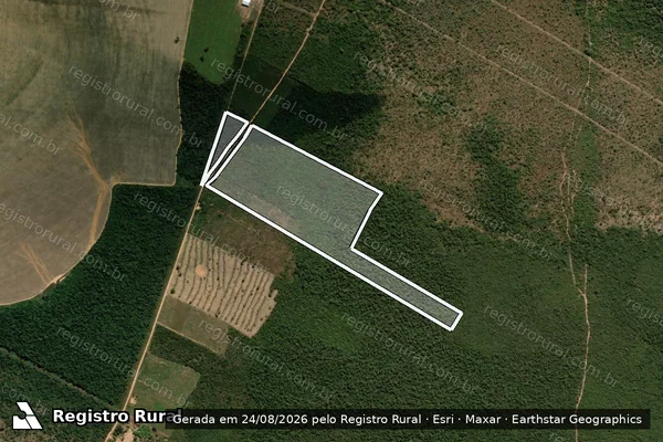 Imagem de satélite de FAZENDA SOSSEGO II - Parte I e II em BARRA DO CORDA - MA