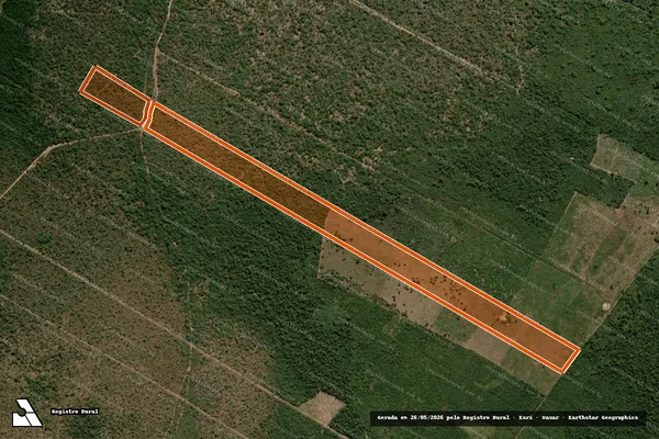 Imagem de satélite de FAZENDA SÃO RAIMUNDO em BARRA DO CORDA - MA
